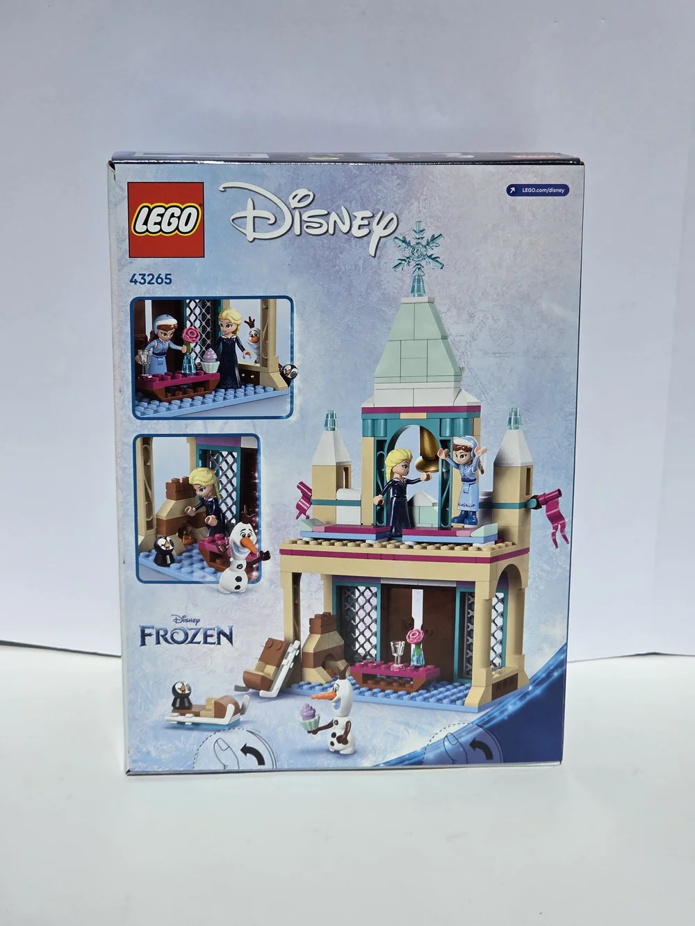 LEGO Disney Frozen Arendelle Castle Toy Building Set - Teal, Tan, Purple